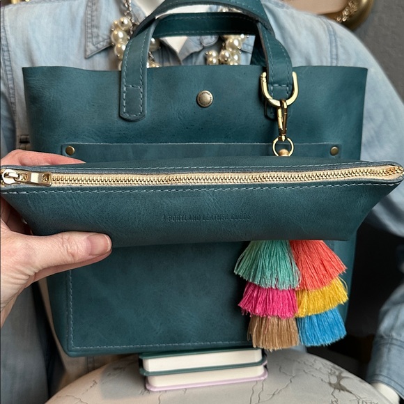 PLG aqua 🩵🩵🩵 mini tote, bundle passport canoe - Picture 6 of 13